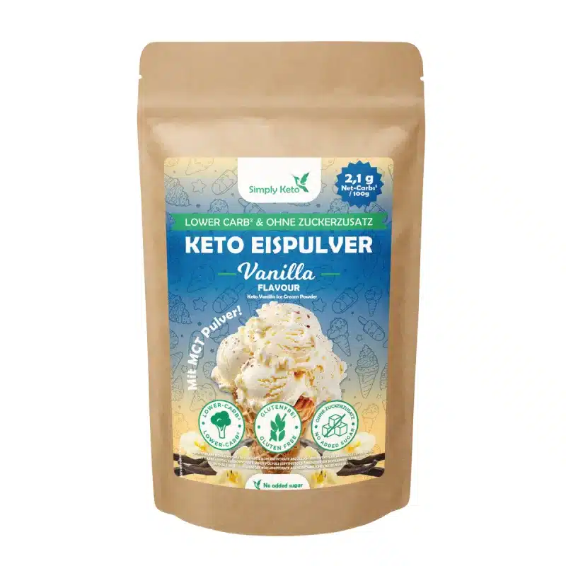 Preparato keto per gelato al gusto Vaniglia 100gr – Simply Keto