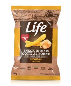 Bastoncini proteici di mais Gusto Formaggio – LifeSnack 90gr