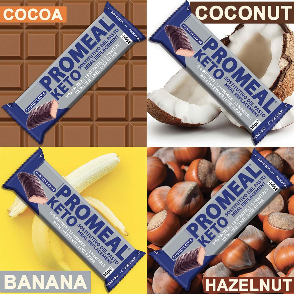 Promeal Keto (barretta sostitutivo del pasto) - immagine 2