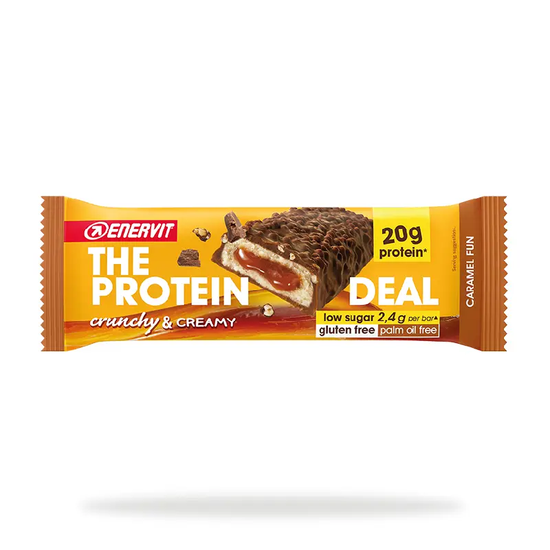 Protein bar Caramel Fun 55gr – Enervit
