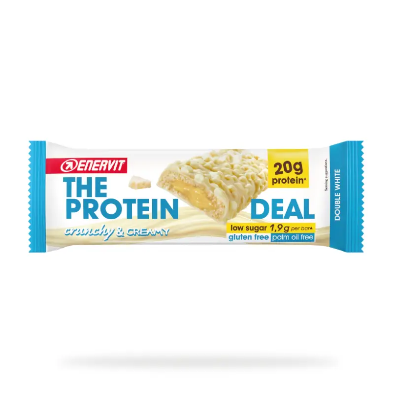 Protein bar Double White 55gr – Enervit