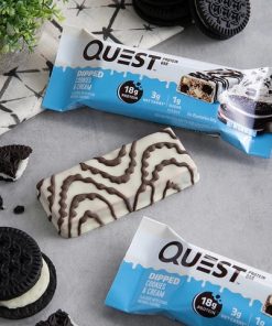 Quest Dipped Bars Chocolate Cookies & Cream 50gr