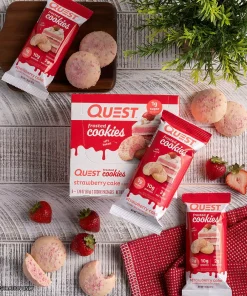 Keto Quest Frosted Cookies alla Fragola 25gr