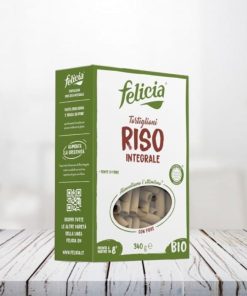 Felicia bio riso integrale tortiglioni 340gr