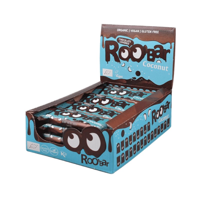 Barretta al cocco ricoperta di cioccolato Roobar 30gr - immagine 2
