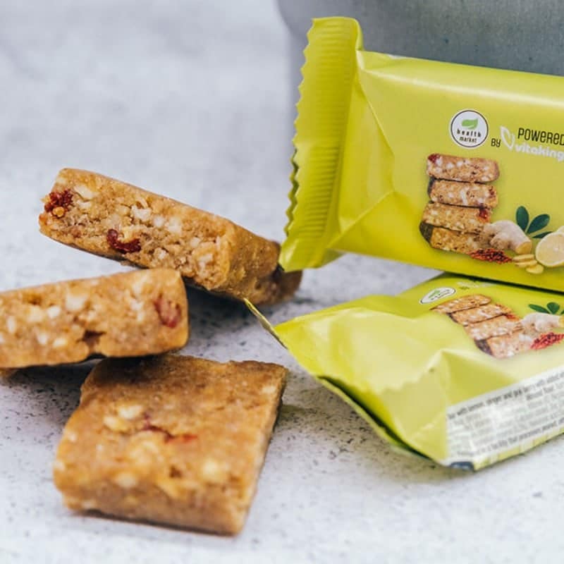 Barretta Sostitutivo Pasto con Collagene – Zenzero e Limone 65gr - immagine 2