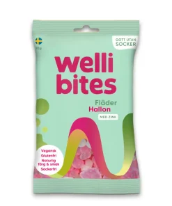Caramelle senza zucchero Sanbuco e Lampone 70gr – Welli Bites