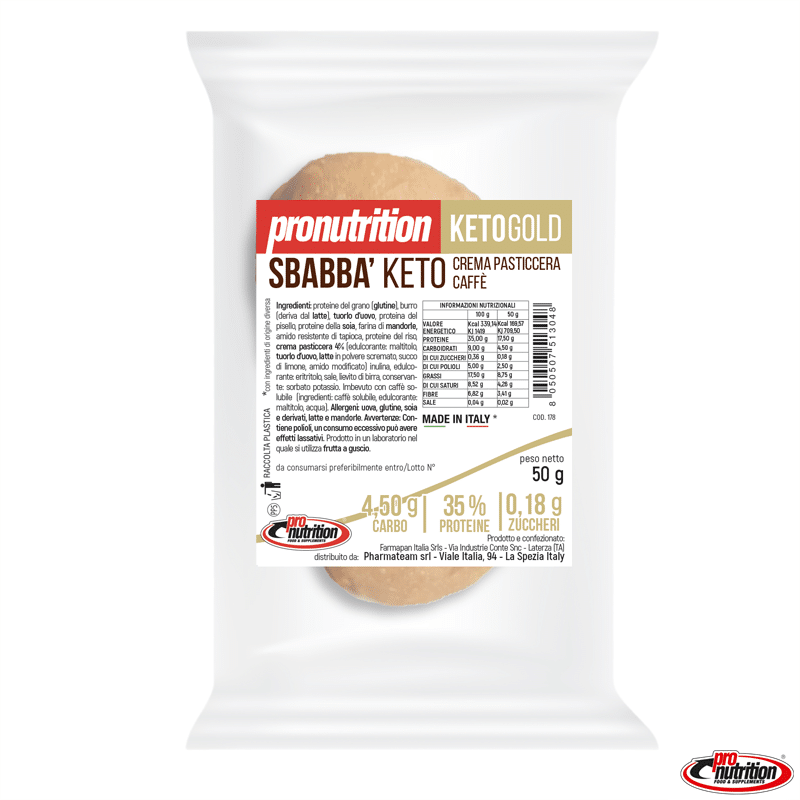 Sbabbà crema pasticcera e caffè 50gr – Pro Nutrition