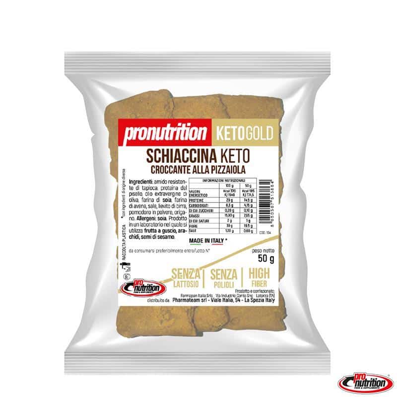 Schiaccina KETO croccante alla Pizzaiola 50G