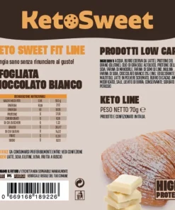 Sfogliata Veneziana al cioccolato bianco Ketosweet 70gr