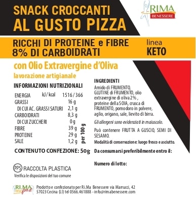 Snack Croccanti gusto Pizza - immagine 2