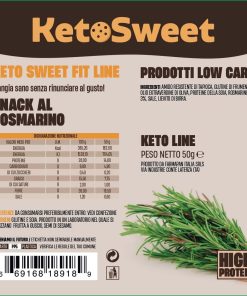 Snack al gusto ROSMARINO Ketosweet 50gr