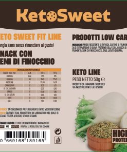 Snack al gusto SEMI DI FINOCCHIO Ketosweet 50gr