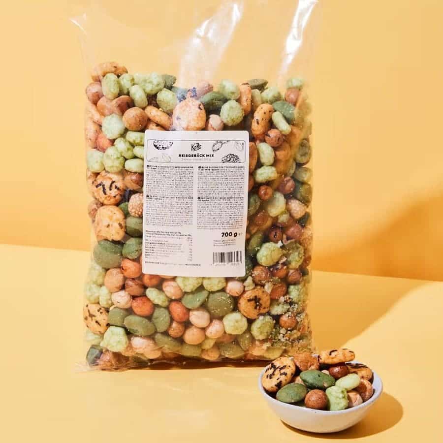 Mix di crackers di riso arachidi Wasabi 700 gr