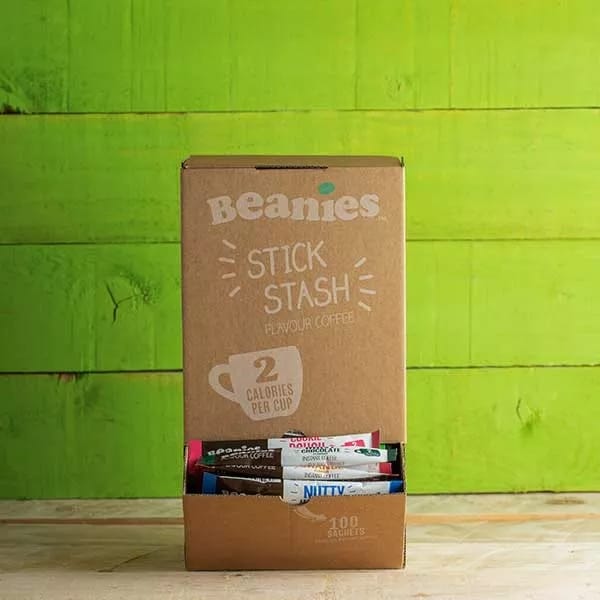 Caffè Solubile Aromatizzato Beanies 100 Stick Stash