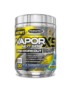 Pre-workout Vapor X5 Next Gen 266gr Blue Rasberry Fusion – MuscleTech