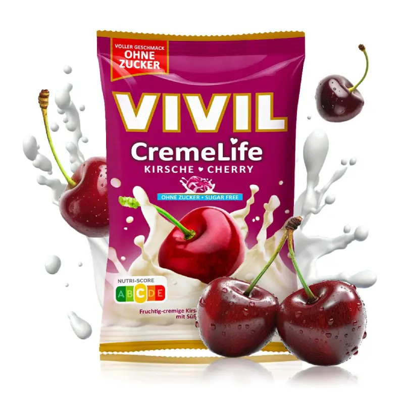 CremeLife Caramelle Dure alla ciliegia 110gr – Vivil
