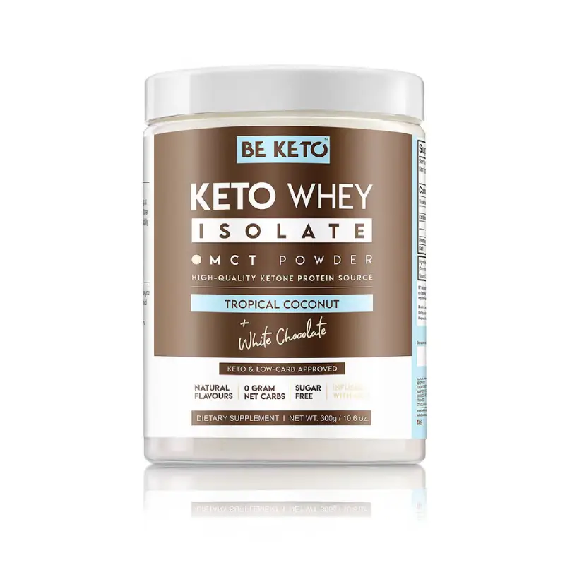 Keto Whey Isolate + Mct 300gr – Be Keto