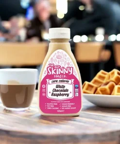 Salsa Skinny senza zucchero cioccolato bianco e lampone Virtually Zero© – 425 ml