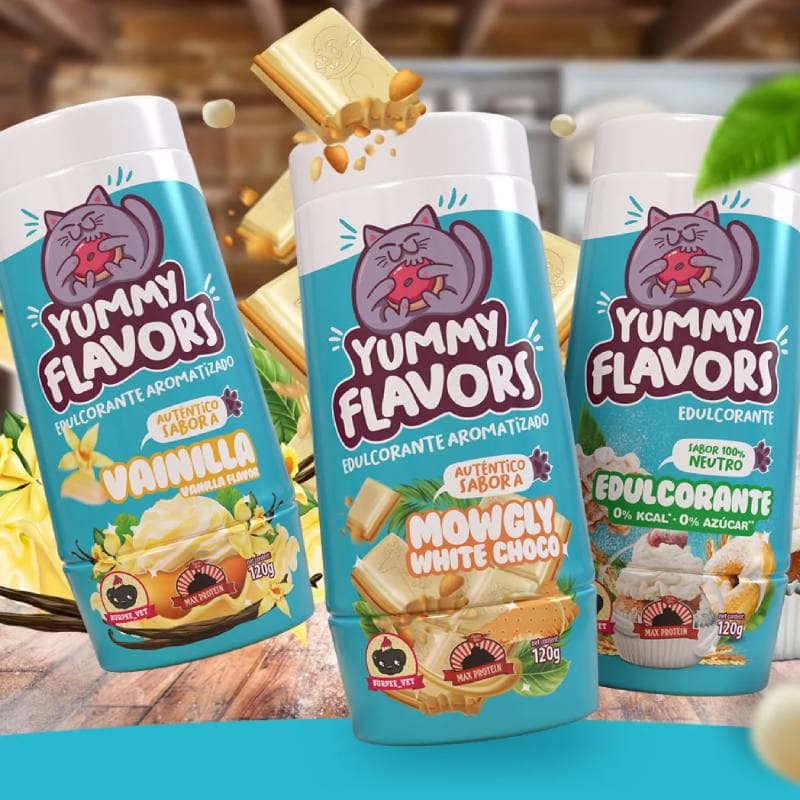 Dolcificanti in polvere Yummy Max Protein 120gr