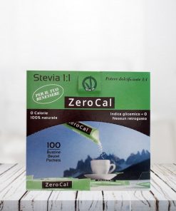 ZeroCal Stevia 1:1 – 100 Sticks da 3 gr