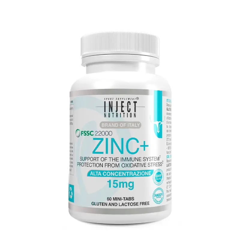 ZINC+ 60cpr – Inject Nutrition