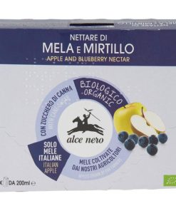 Nettare di Mela e Mirtillo Bio ALCE NERO 3 x 200ml