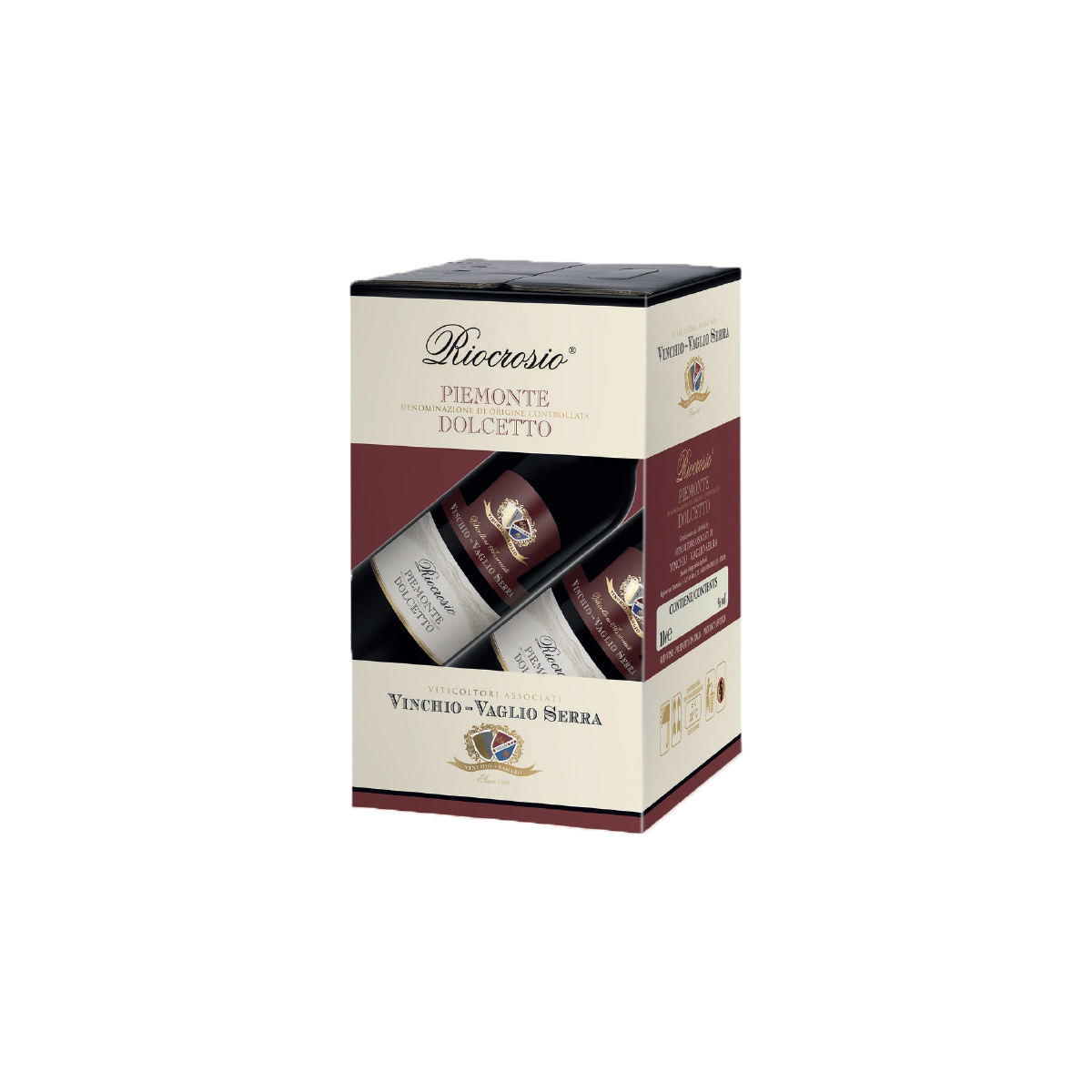 VINI PIEMONTE VINCHIO VAGLIO DOLCETTO DOC BAGBOX 10 LITRI