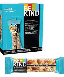 Be-Kind® | Barretta Proteica Mandorle e Cocco | Merenda Mandorle & Cocco | Snack Frutta Secca | Snack Proteine – 12 Barrette