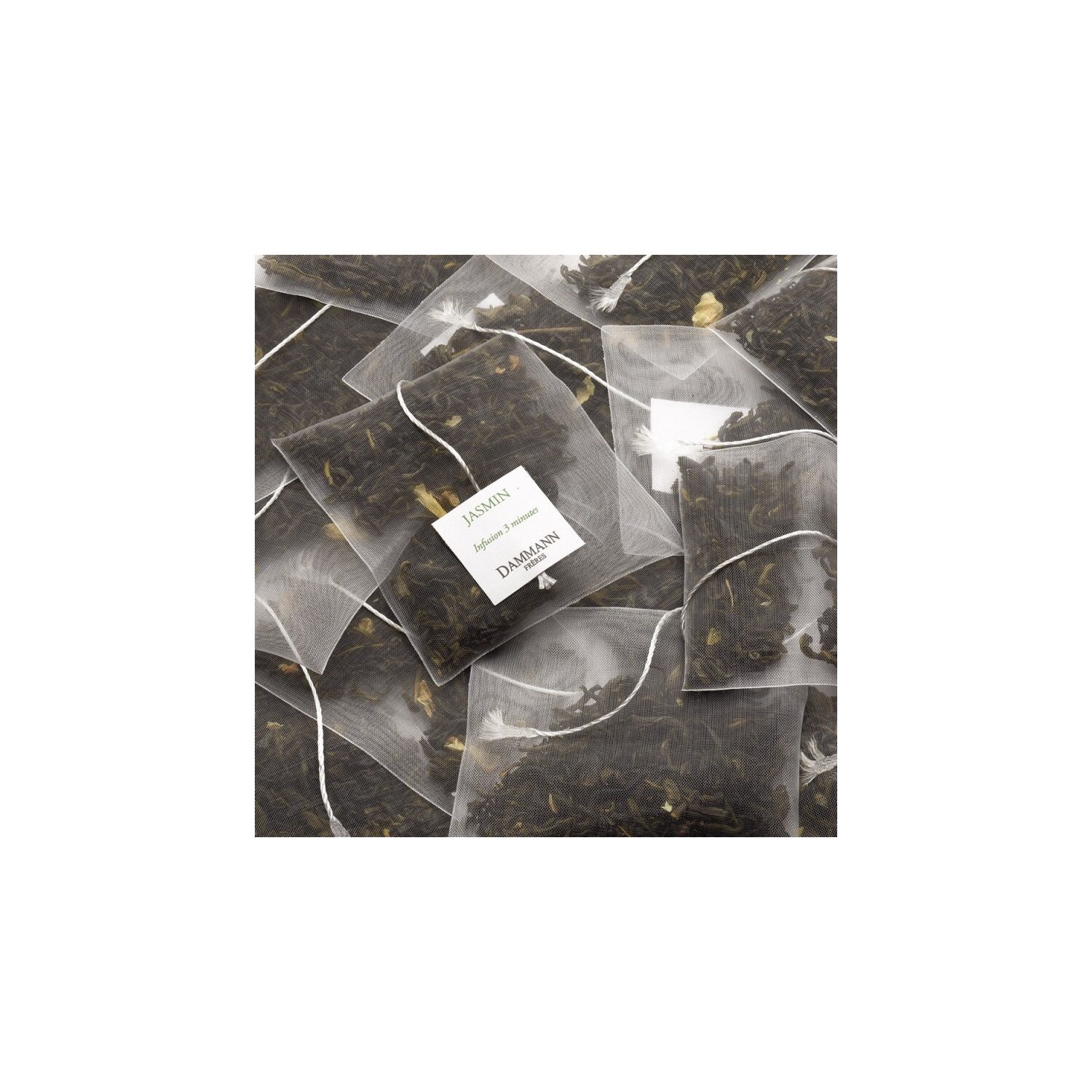 Dammann Frères | Tè Verde al Gelsomino | Green Tea Jasmine Bustine – 24 Bustine (48 Gr) | Tè Bustine Confezioni | Miscela di Tè Verde Cinese - immagine 4