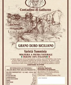 Farina Grano Duro Varietà Tumminia