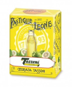 Leone Pastiglie Tassoni | Cedrata Tassoni Caramelle | Pastiglie Leone – 1 x 30 Grammi
