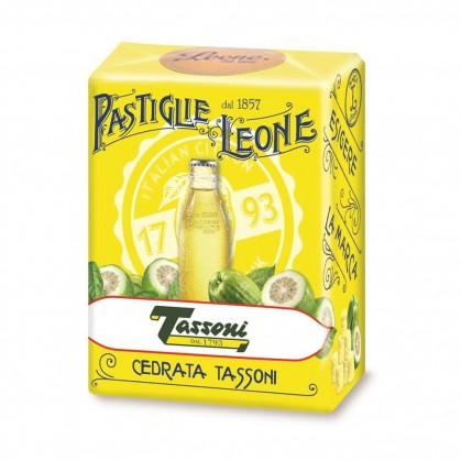 Leone Pastiglie Tassoni | Cedrata Tassoni Caramelle | Pastiglie Leone – 1 x 30 Grammi