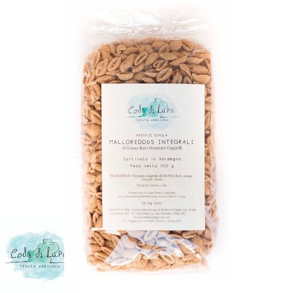 Malloreddus Integrali Semola di grano duro Senatore Cappelli 500g