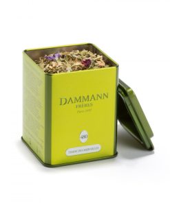 Dammann Frères | Tisana delle Meraviglie | Infuso Verbena, Tiglio, Dattero e Fragola | Tisana Aromatizzata in Foglia (45 Gr) | Arancio & Rabarbaro per Infuso