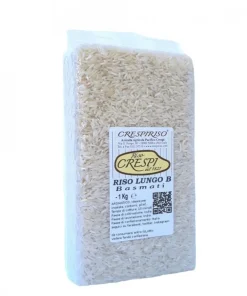 Riso Lungo B Basmati aromatico 1kg sottovuoto
