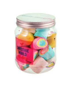 World of Ally | Rotolo Marshmallow | Marshmallow in Barattolo – 160 Gr | Dolci Americani Snack