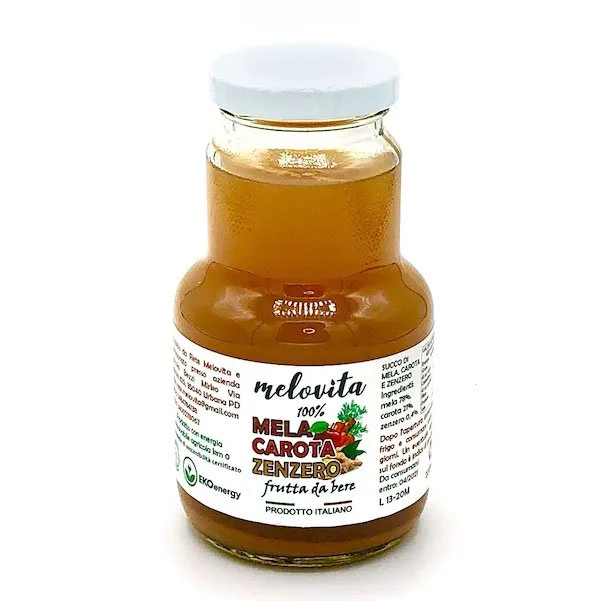 Succo Mela Carote Zenzero Biologico 200ml