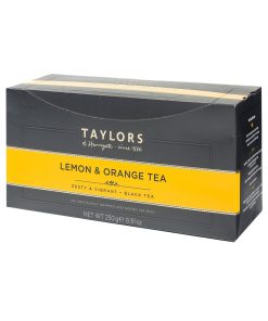 Taylors of Harrogate | Tè Nero Limone & Arancia Confezione Ho.Re.Ca. | 100 Bustine Tè Confezionate Singolarmente – 250 Gr | Black Tea Orange & Lemon