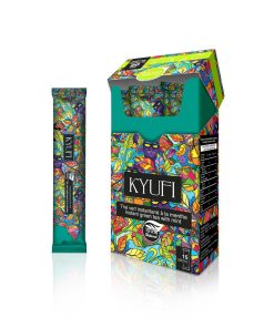 Kyufi® | Tè Verde Istantaneo alla Menta Senza Zucchero | Tè Verde Menta Stick | Tè Verde Solubile in 20 Secondi | Cinese Tè Verde & Menta – 15 Stick di Tè (13.5 Gr)
