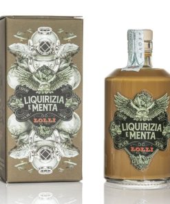 Lolli® | Liquore al Gusto Liquirizia e Menta Senza Glutine con Scatola Serigrafata – 1 x 50 cl.