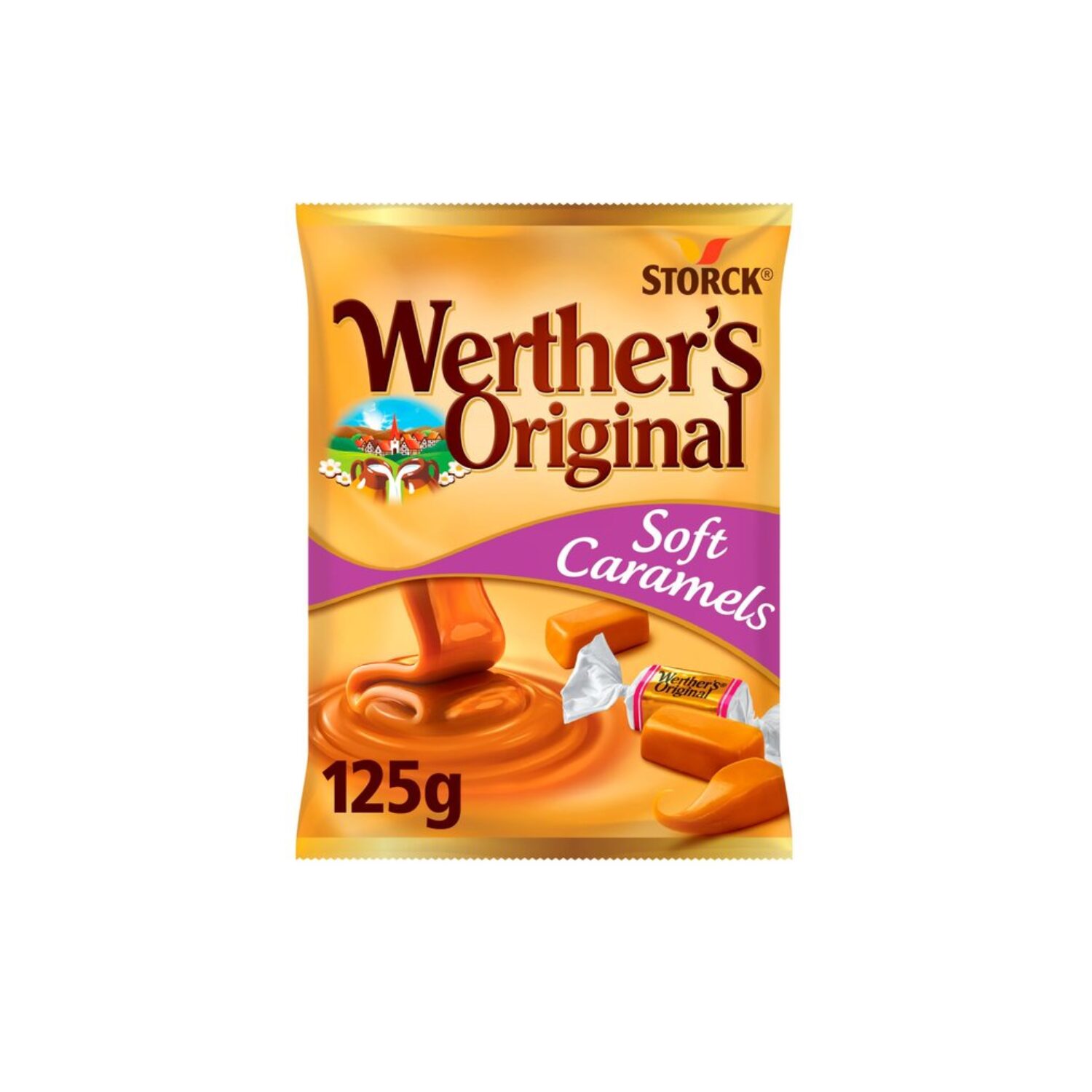 Storck® | Werther’s Original Caramelle Morbide Toffee alla Panna – 1 x 125 Gr