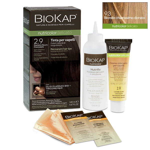 Biokap Nutricolor Delicato 9.3 Biondo Chiarissimo Dorato | Bios Line