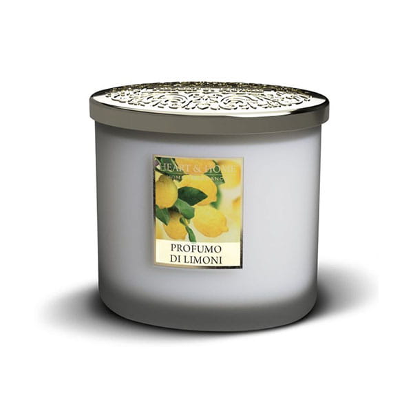 Candela Profumo di Limoni – Twin Ellipse – 220 g | Heart & Home