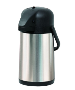 Caraffa termica doppia parete inox con erogatore a pressione lt.2,5