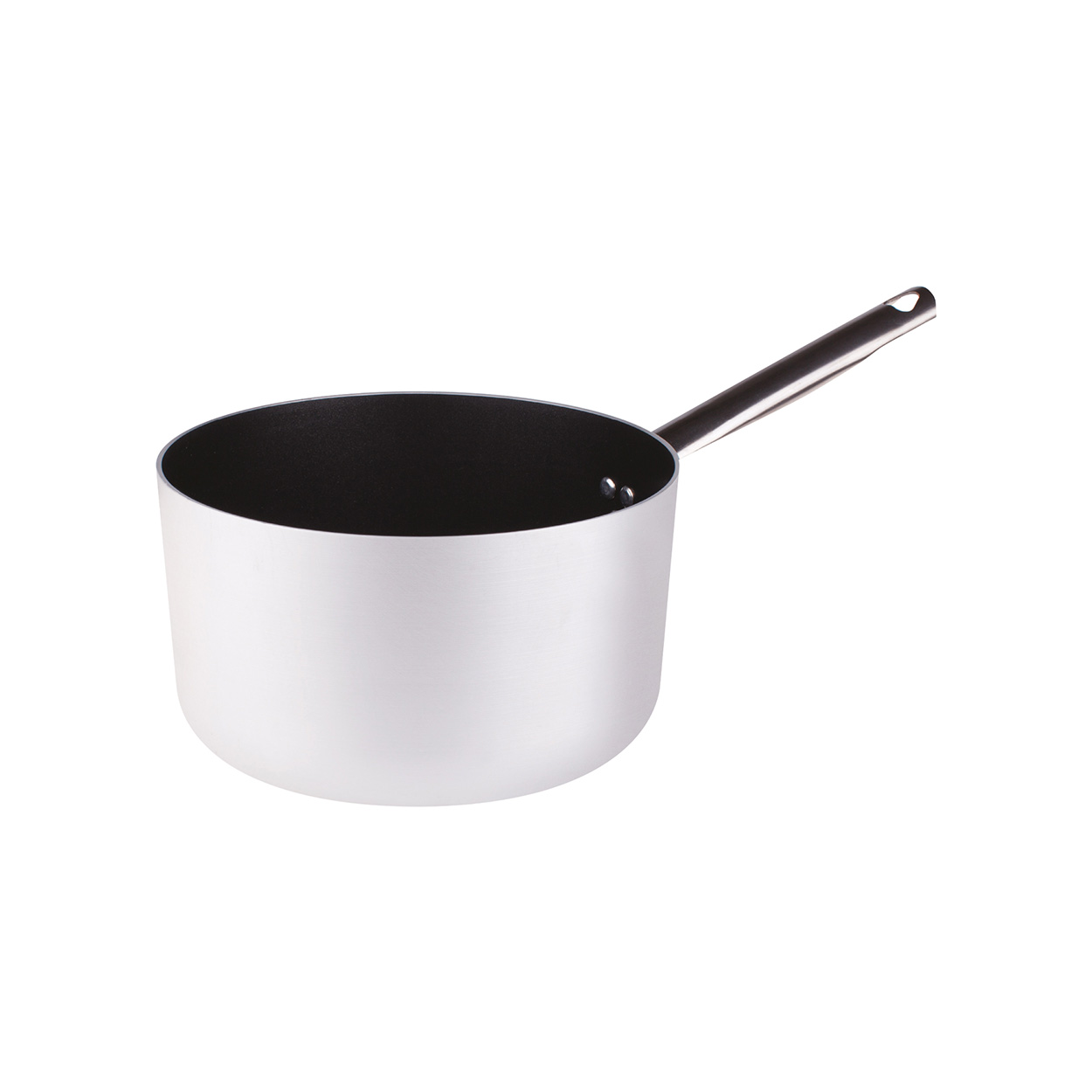 Casseruola alta un manico platinum cm.24