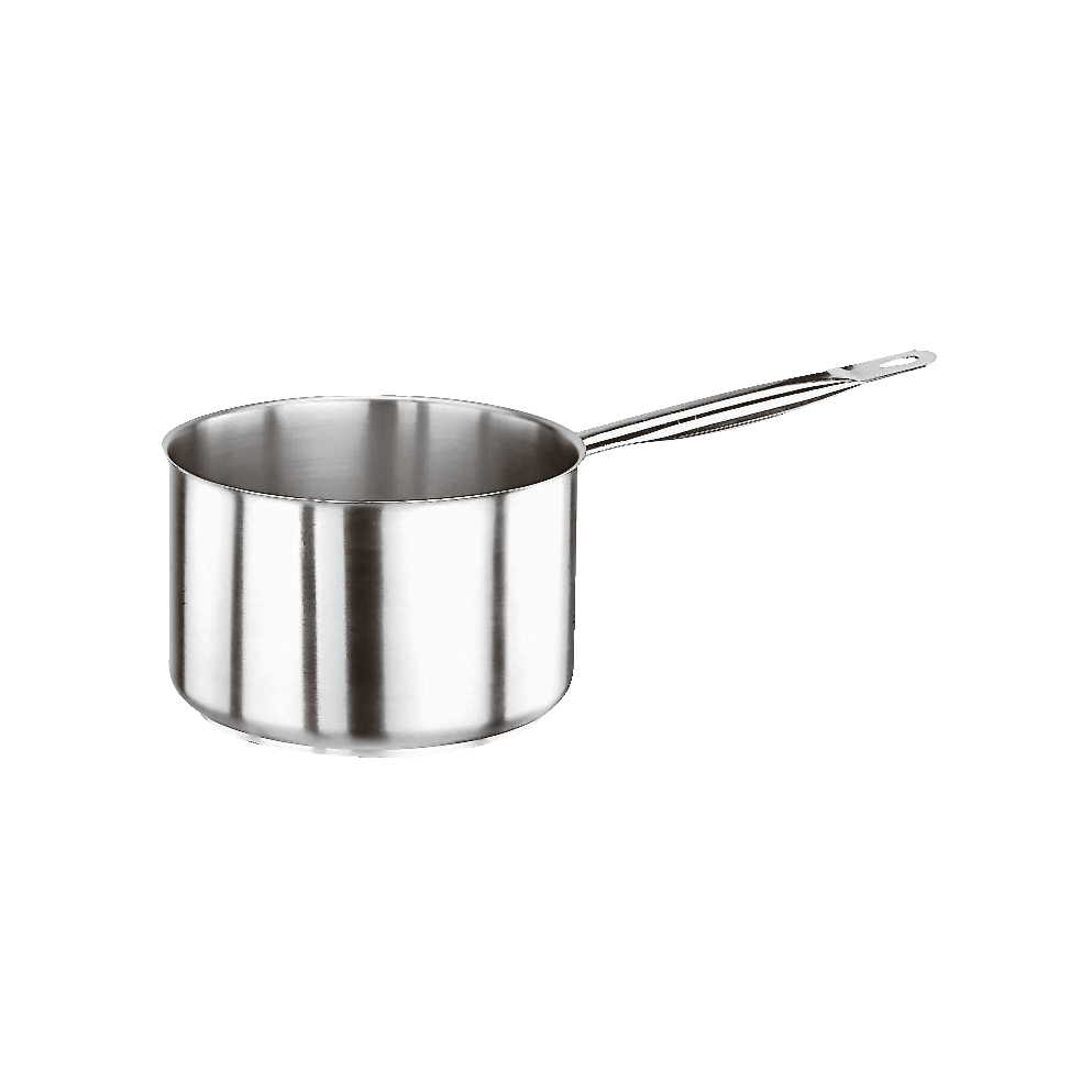 Casseruola alta un manico series 1000 inox cm.22