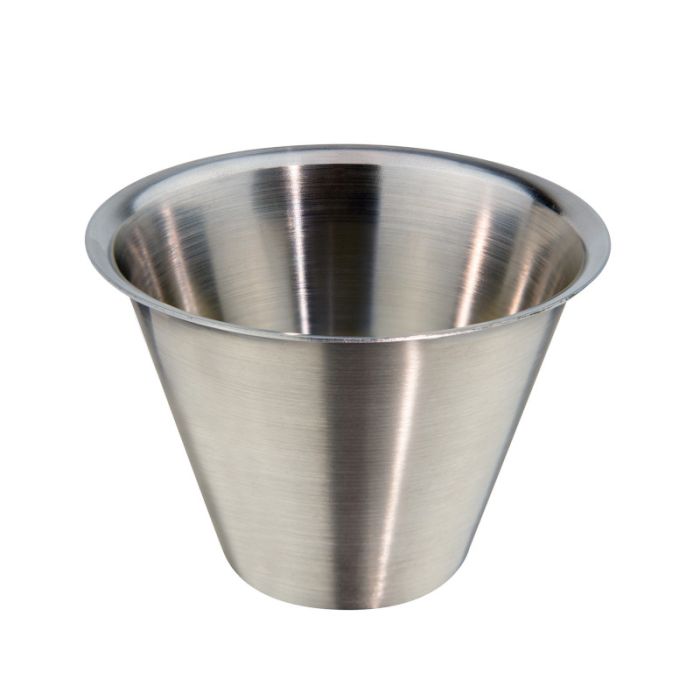 Confezione 4 stampi creme caramel inox cm.8×5,5h