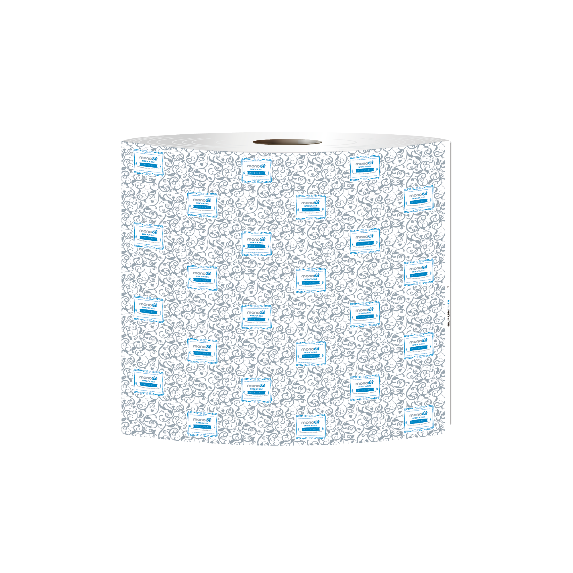 Confezione 8 carta igienica fascettata pura cellulosa 180 strappi