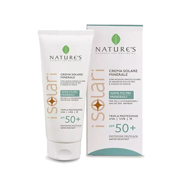 I Solari – Crema Solare Minerale SPF 50+ – 100 ml | Nature’s